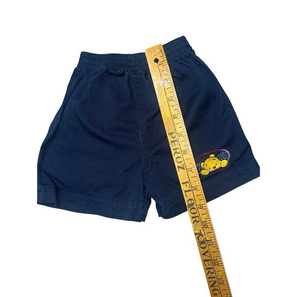 Vintage Disney Winnie the Pooh Baby Outfit Shirt Shorts Set button up preppy 6/9 - Picture 5 of 9